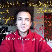 Cours d'allemand avec Florian (interlocuteur natif très sympa) en ligne